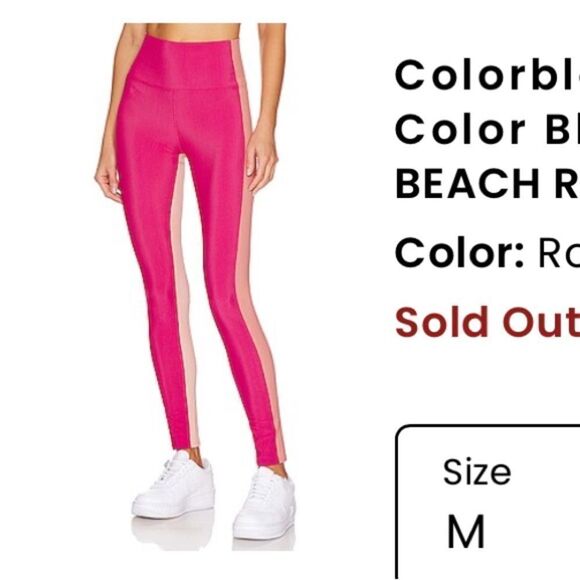 Beach Riot Colorblock Legging in Rouge
Color Block S NWOT - Picture 2 of 4